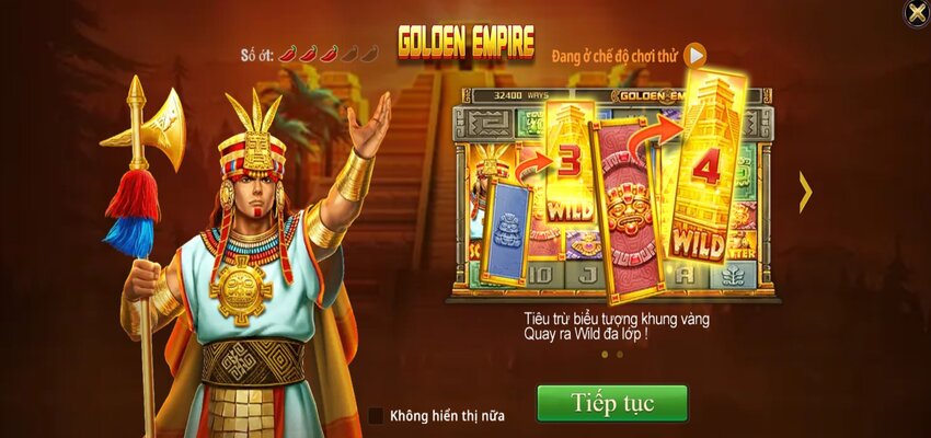 Đế chế vàng 5 Tham gia slotgame Đế chế vàng, đắm chìm vào thế giới huyền bí Ai Cập cổ đại