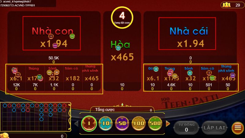 Teen Patti Kingfun Casino Game Bài Ấn Độ Được Yêu Thích 8 tỷ lệ thưởng game bài Teen Patti