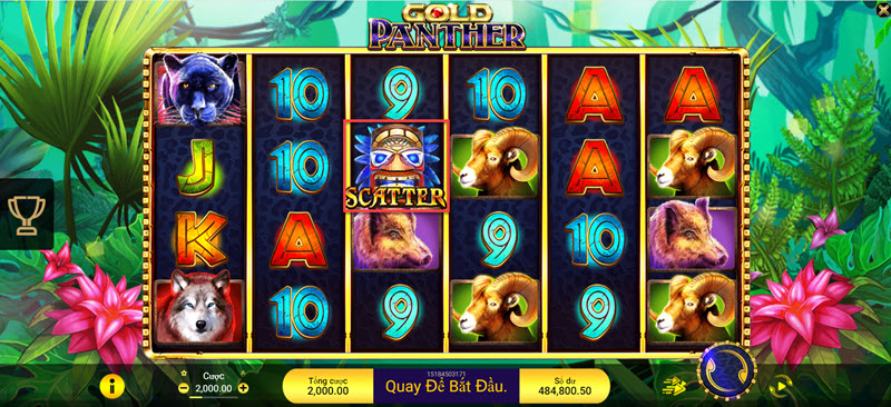 Báo Vàng 10 Biểu tượng Scatter Slotgame báo vàng