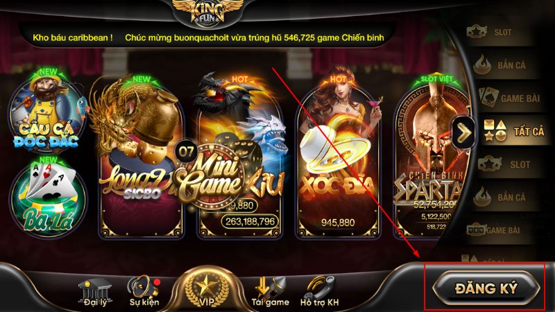 Đăng ký Kingfun hướng dẫn 4 bước tạo tài khoản nhận ngay quà khủng 8 đăng ký Kingfun