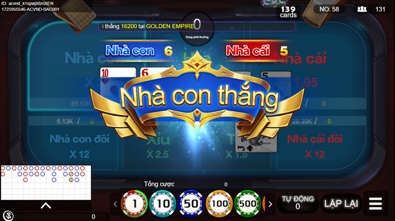 Baccarat Kingfun: Trải Nghiệm Game Đỉnh Cao với Tính Năng Đặc Biệt 8 Baccarat tại game bài Kingfun