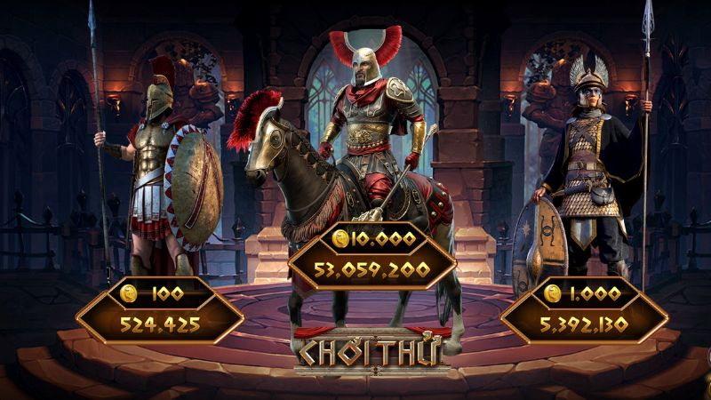 Chiến binh Spartan 9 Trò chơi Slotgame Chiến binh Spartan huyền thoại
