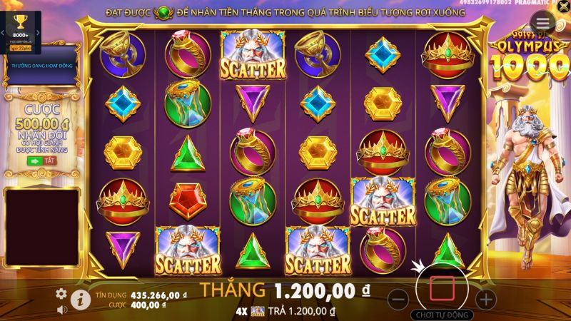 Cánh cổng Olympus 1000 10 Tính năng đặc biệt của game