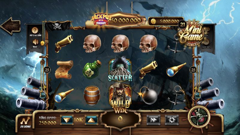 Kho báu Caribbe 7 Những tính năng đặc sắc trong game slot Kho báu
