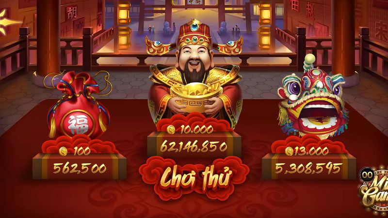 Thần tài gõ cửa 8 Slotgame Thần tài gõ cửa, tài lộc vào nhà