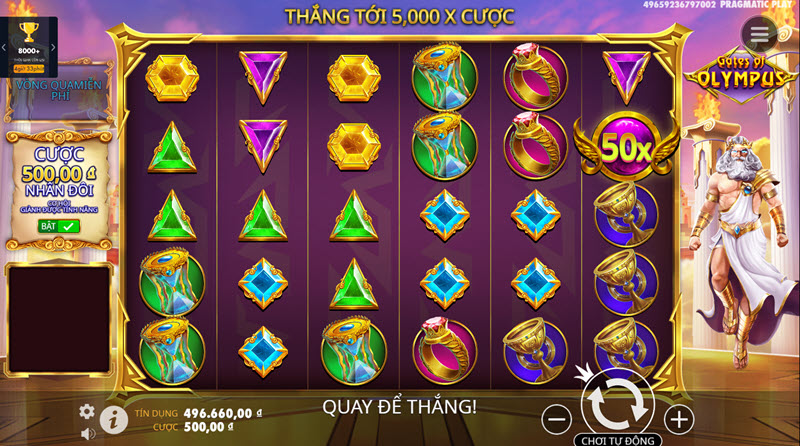 Cánh cổng Olympus 14 slotgame Gate of Olympus