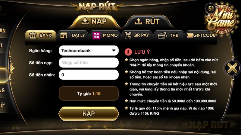 Kingfun Game Bài Huyền Thoại Hàng Đầu Châu Á 19 nạp tiền Kingfun