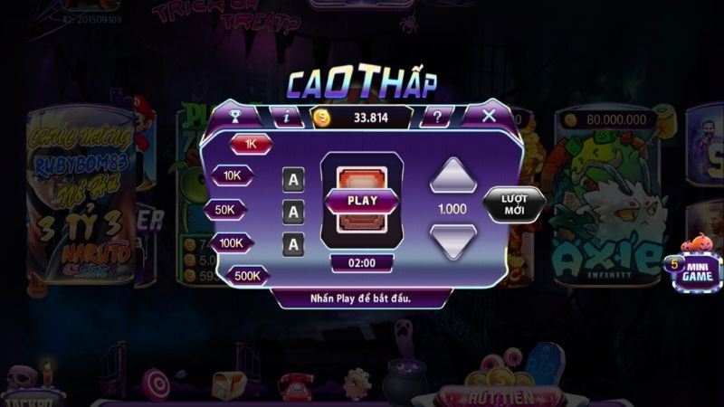 Cao thấp 7 hướng dẫn game cao thấp Kingfun
