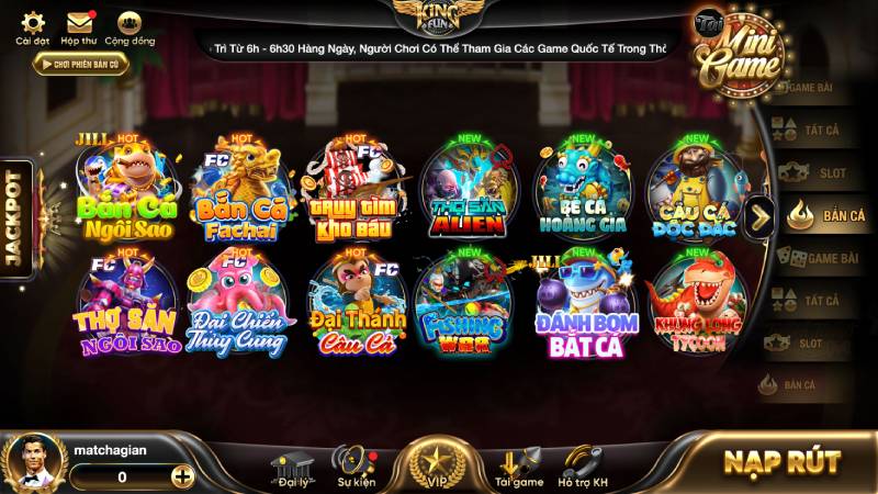 Hướng dẫn cập nhật tài khoản Kingfun nhanh chóng, đơn giản 8 Hướng dẫn cập nhật tài khoản Kingfun nhanh chóng