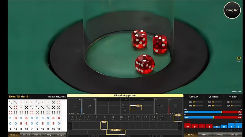 Tài xỉu Kingfun: Game cá cược đổi thưởng với mức cược từ 1K 11 Tài xỉu live casino kingfun
