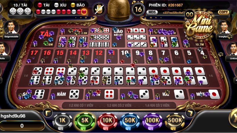 Tài xỉu Kingfun: Game cá cược đổi thưởng với mức cược từ 1K 12 kết quả tài xỉu kingfun