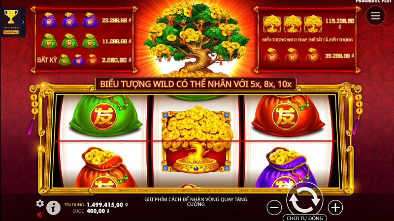 Slot Cây Tài Phú Kingfun: Trả thưởng tiền triệu khi nổ hũ 9 biểu tượng đặt biệt Slot Cây Tài Phú Kingfun